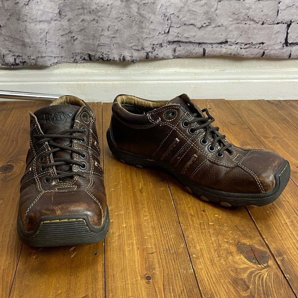 Dr Martens style 8A99 dark brown leather square toe lace up oxfords men’s size 8